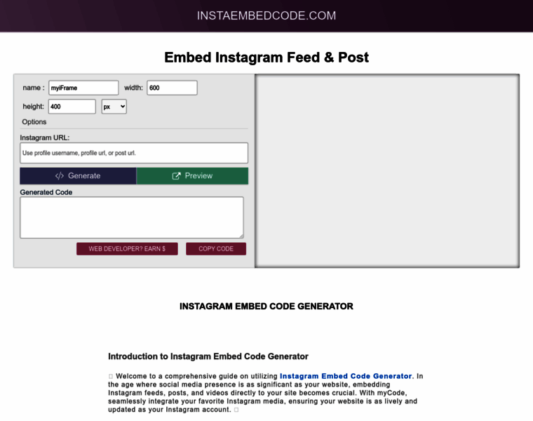 Instaembedcode.com thumbnail Instaembedcode.com thumbnail