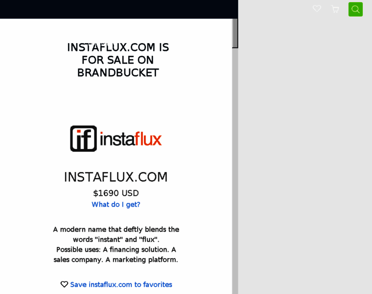 Instaflux.com thumbnail