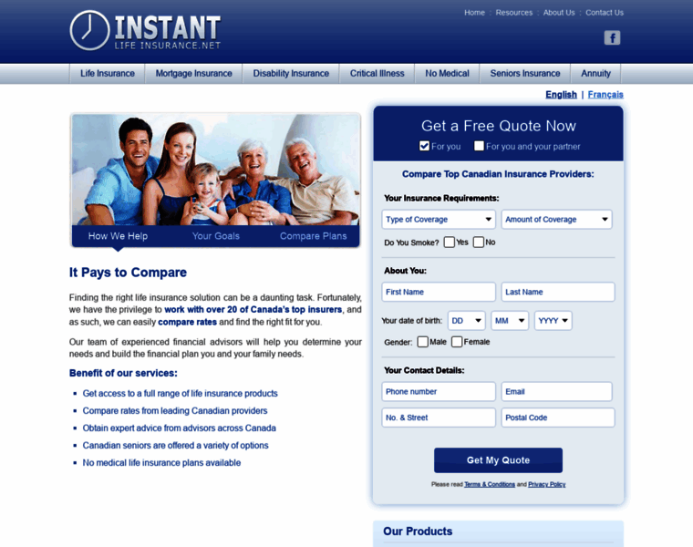 Instant-life-insurance.net thumbnail