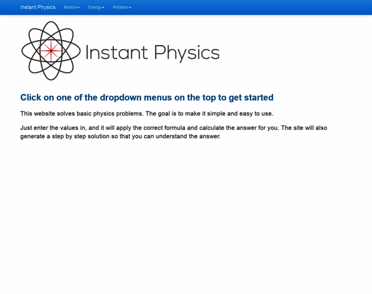 Instantphysics.com thumbnail
