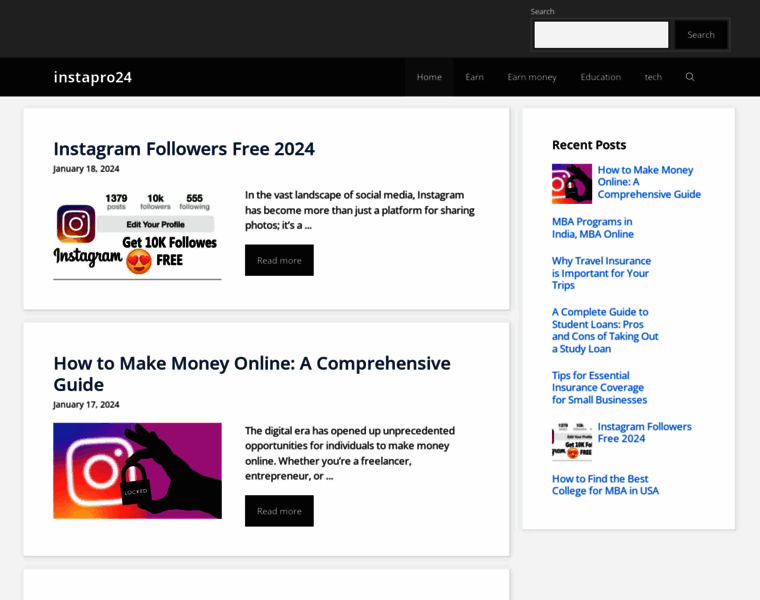 Instapro24.com thumbnail
