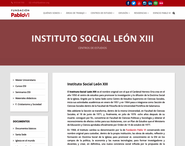 Instituto-social-leonxiii.org thumbnail
