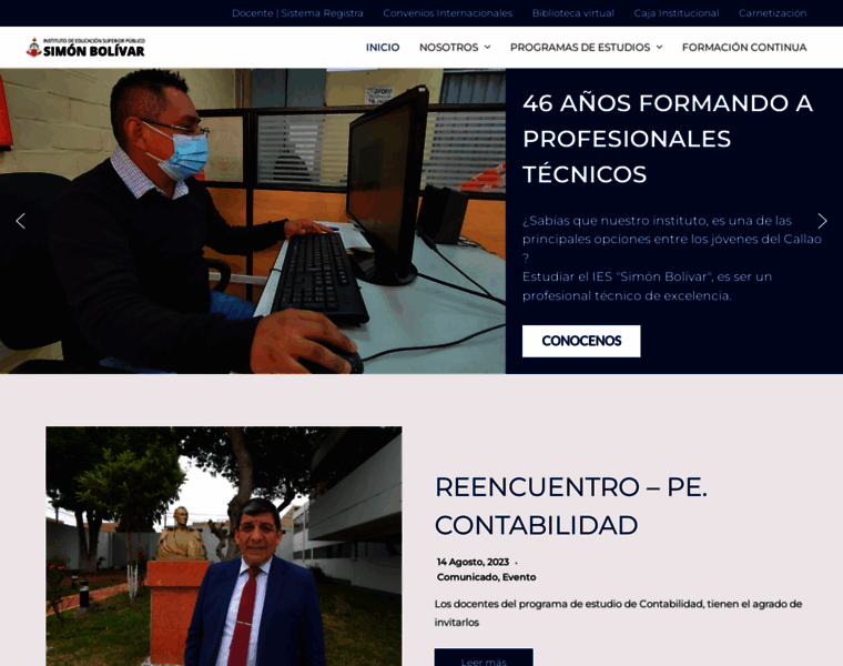 Institutobolivar.edu.pe thumbnail