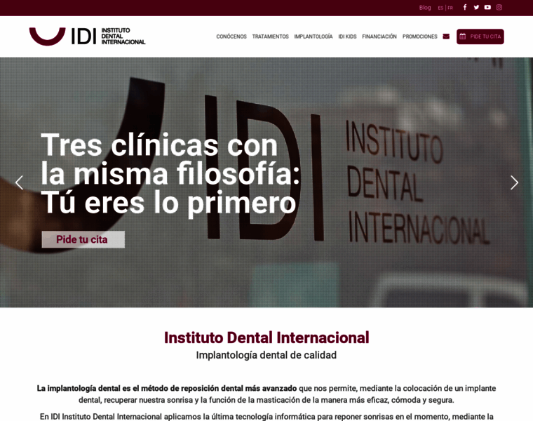 Institutodentalinternacional.com thumbnail
