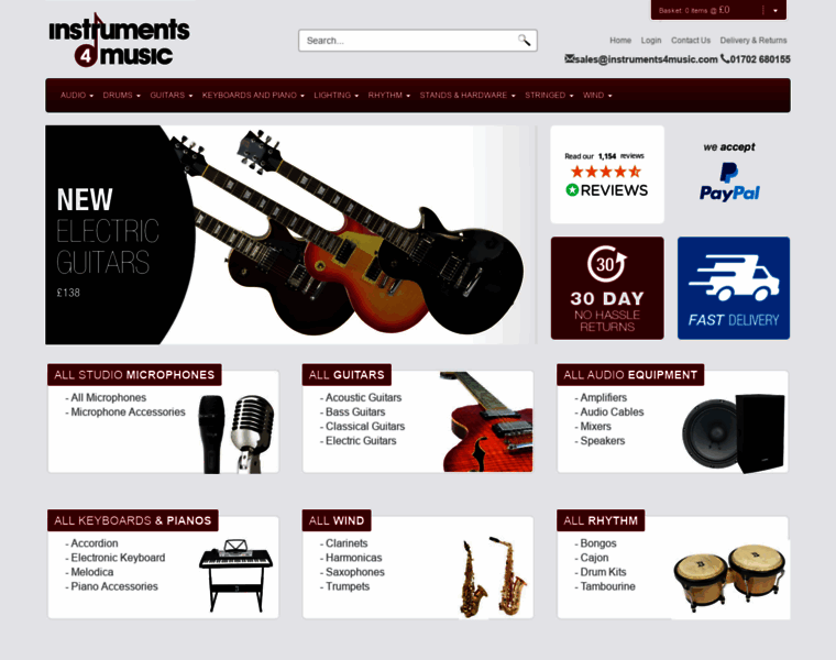 Instruments4music.co.uk thumbnail
