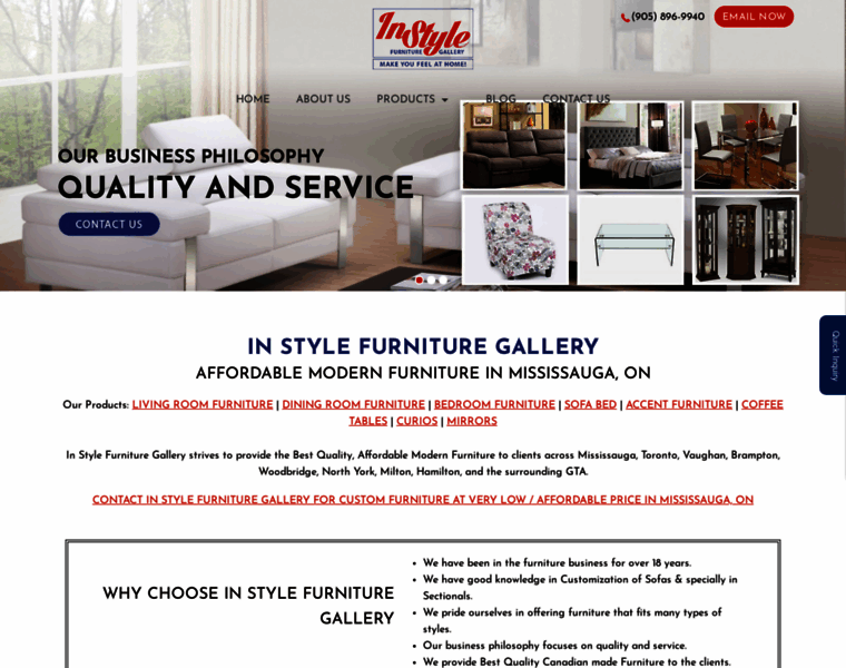 Instylefurniture.ca thumbnail