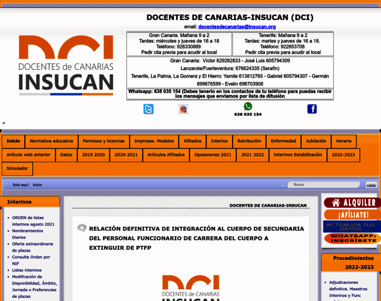 Insucan.org thumbnail