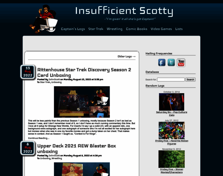 Insufficientscotty.com thumbnail