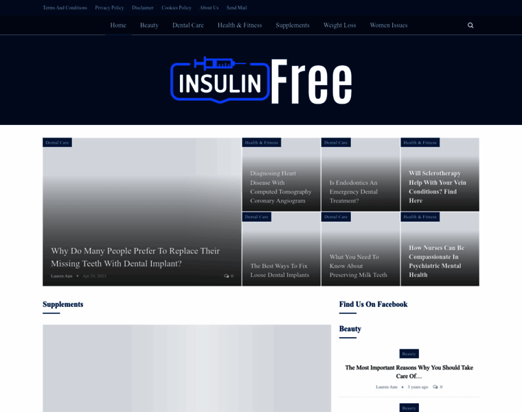 Insulinfree.org thumbnail
