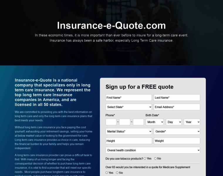 Insurance-e-quote.com thumbnail