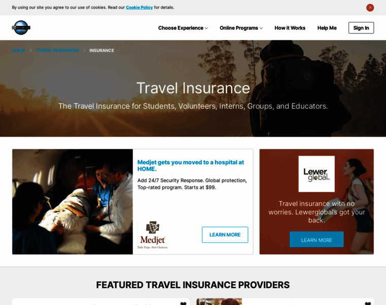 Insurance.goabroad.com thumbnail