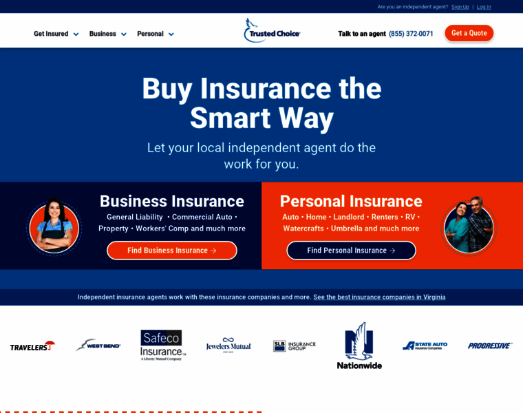 Insurance.trustedchoice.com thumbnail