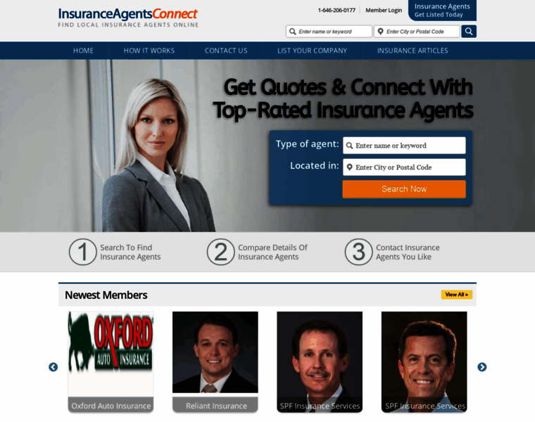 Insuranceagentsconnect.com thumbnail