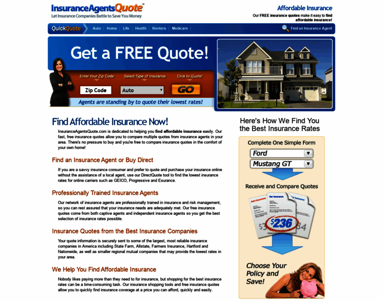 Insuranceagentsquote.com thumbnail