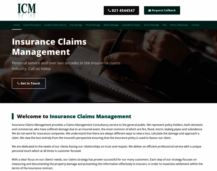 Insuranceclaimsmanagement.ie thumbnail