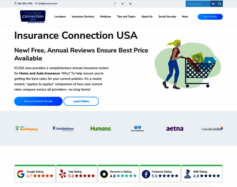 Insuranceconnectionusa.com thumbnail