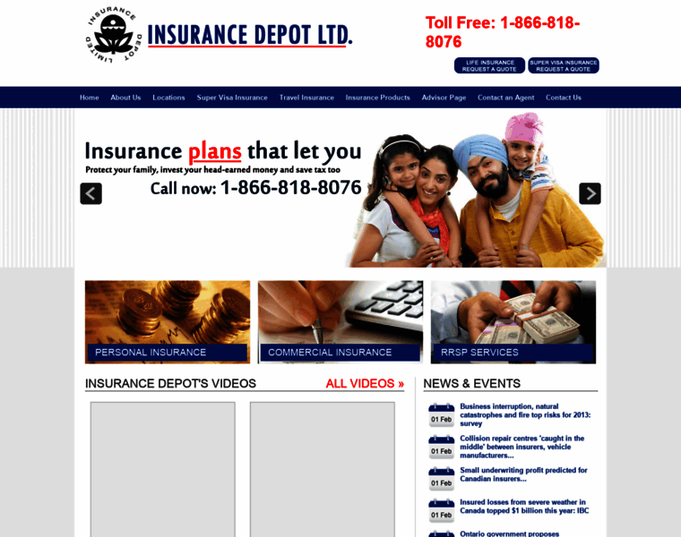 Insurancedepotltd.com thumbnail