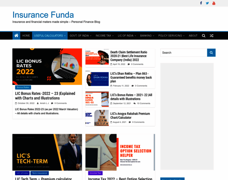 Insurancefunda.in thumbnail