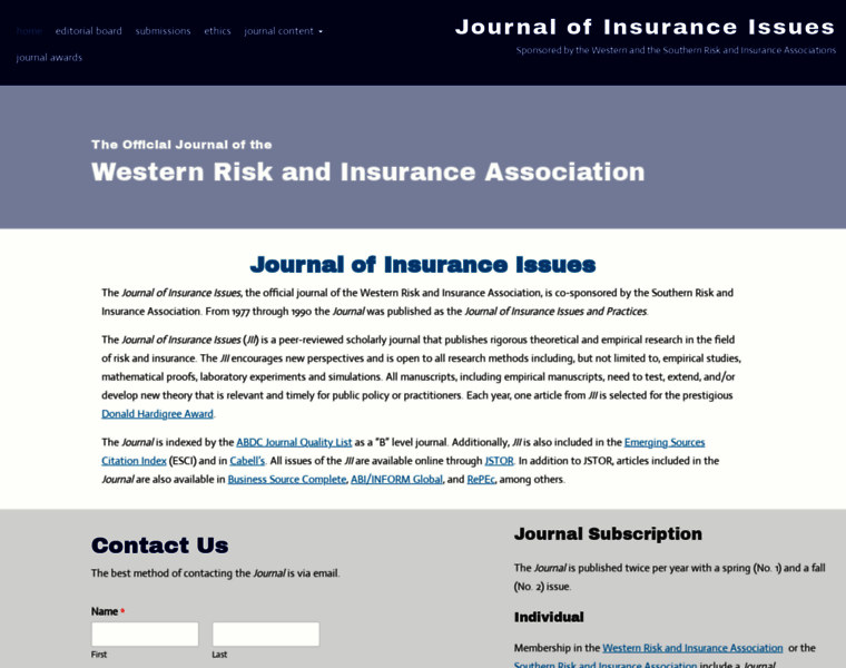 Insuranceissues.org thumbnail