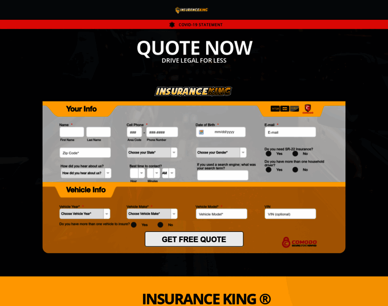 Insurancekingquote.com thumbnail