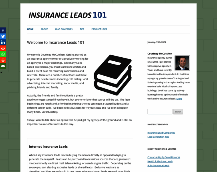 Insuranceleads101.com thumbnail