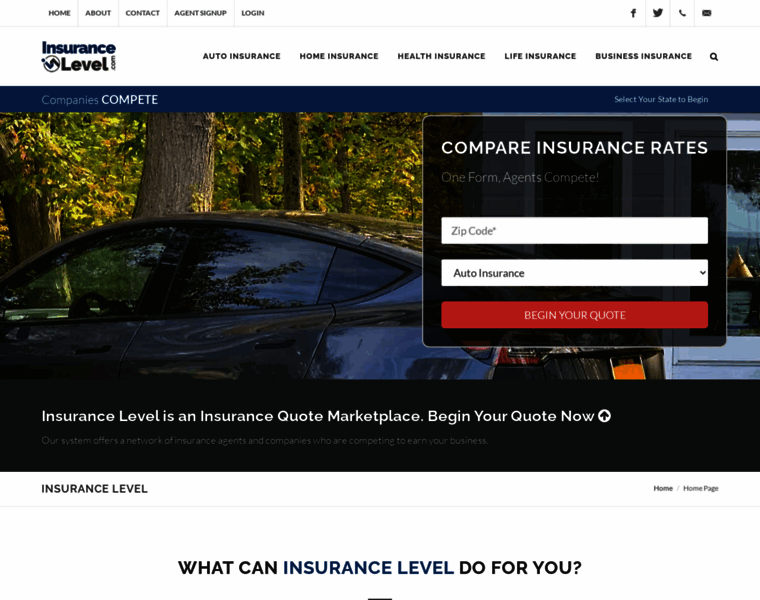Insurancelevel.com thumbnail