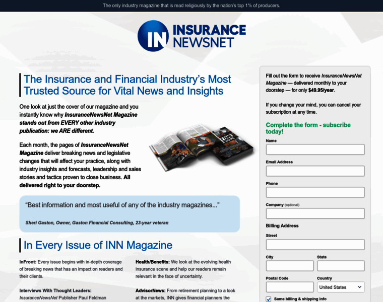 Insurancenewsnetmagazine.com thumbnail