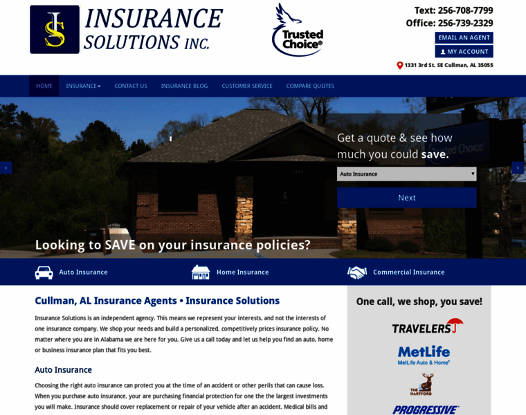 Insurancesolutionsal.com thumbnail