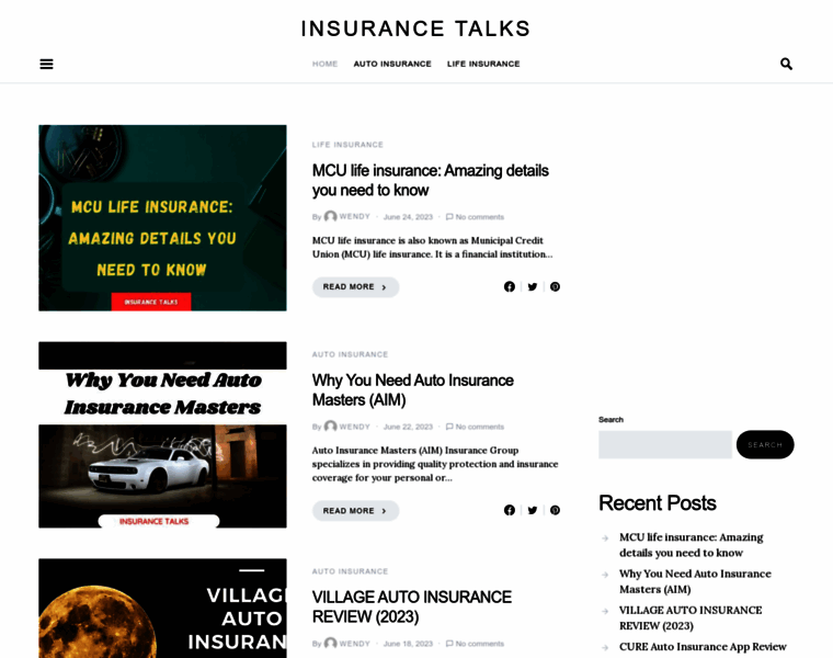 Insurancetalks.net thumbnail