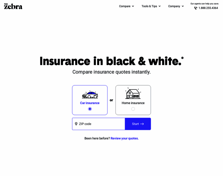 Insurancezebra.com thumbnail