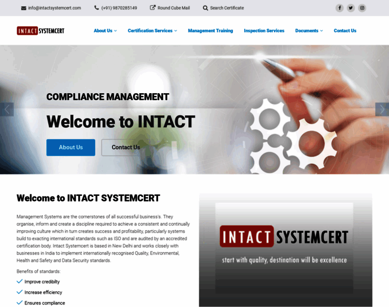 Intactsystemcert.com thumbnail