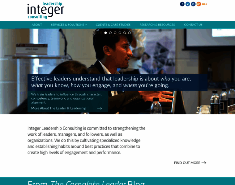 Integerleadership.com thumbnail