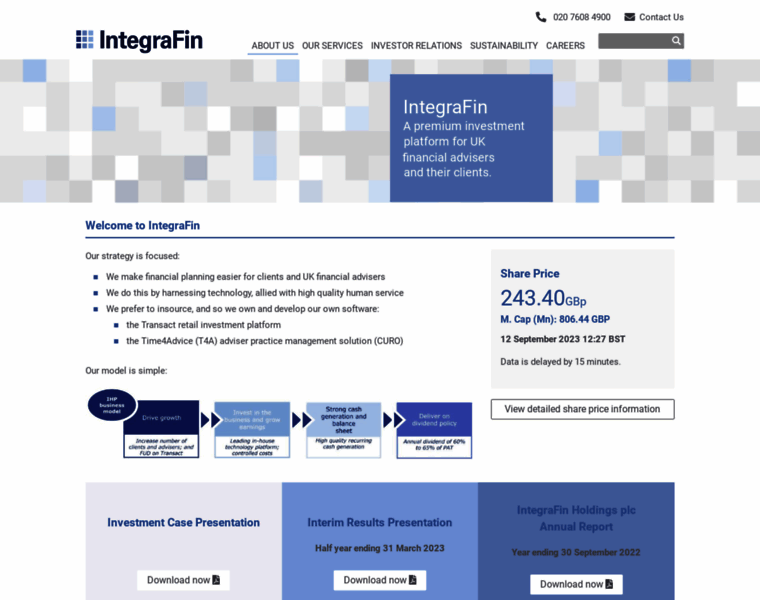 Integrafin.co.uk thumbnail