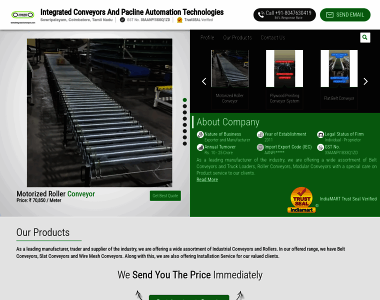 Integratedconveyors.in thumbnail