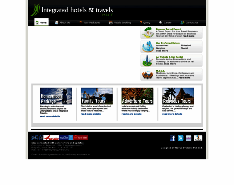 Integratedhotels.in thumbnail