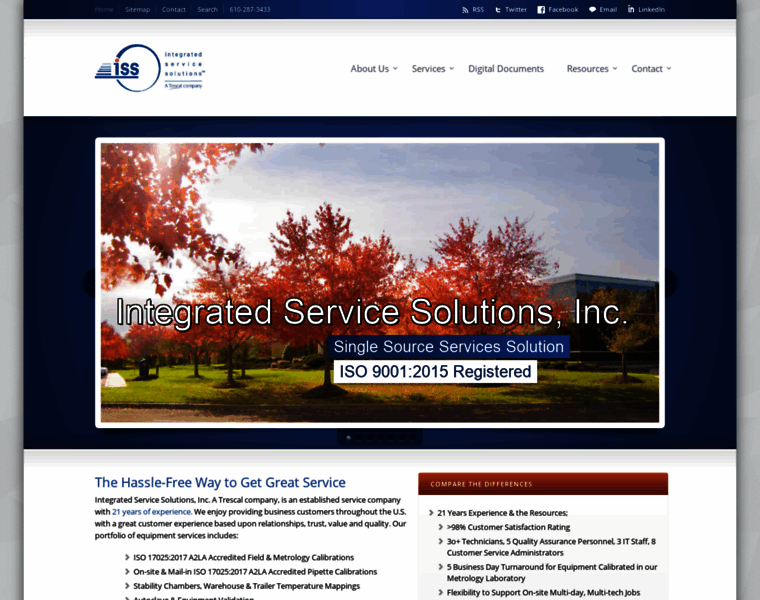 Integratedservicesolutions.com thumbnail