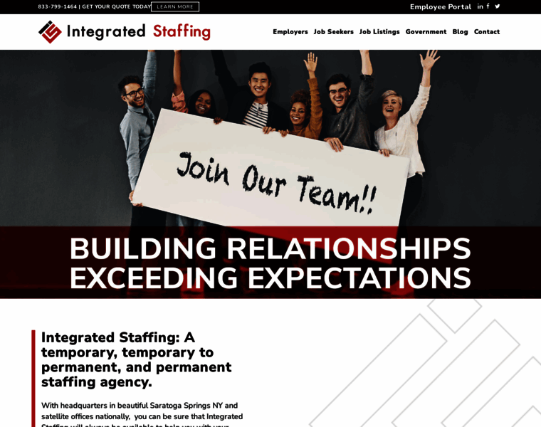 Integratedstaffingcorp.com thumbnail