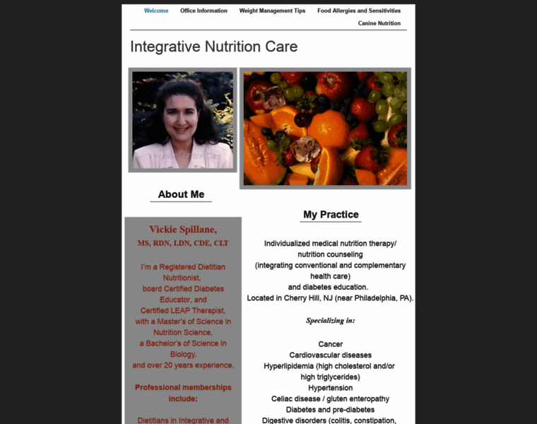 Integrativenutritioncare.com thumbnail