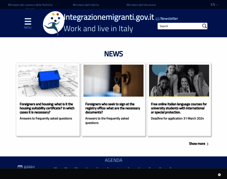 Integrazionemigranti.gov.it thumbnail