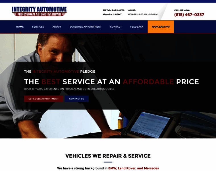 Integrityautomotiveservice.com thumbnail