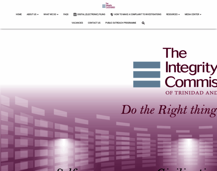 Integritycommission.org.tt thumbnail
