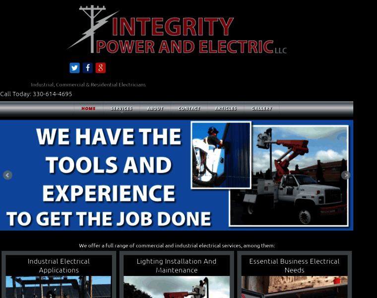 Integritypowerandelectric.com thumbnail