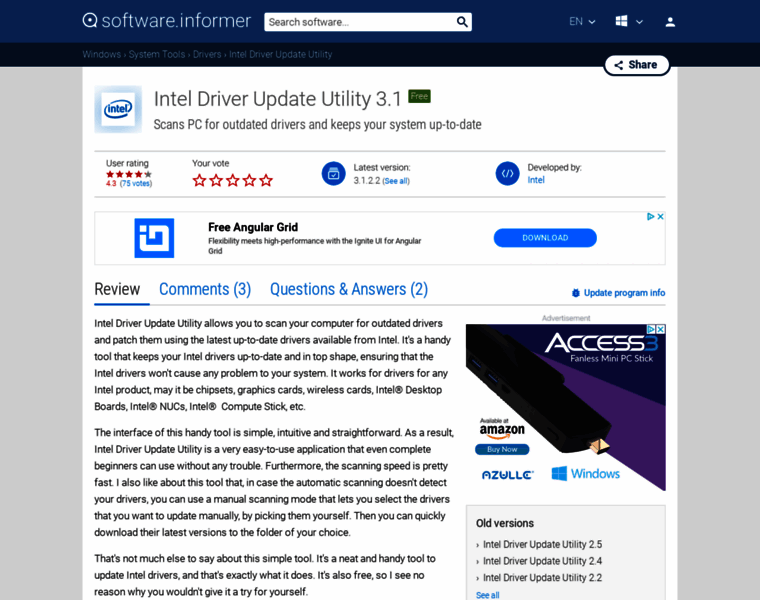 Intel-driver-update-utility.software.informer.com thumbnail