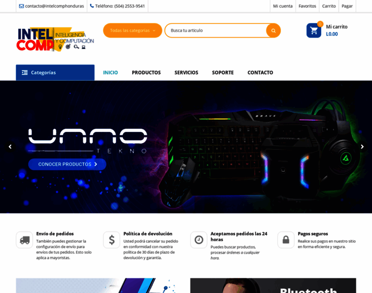 Intelcomphonduras.com thumbnail