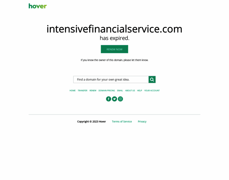 Intensivefinancialservice.com thumbnail
