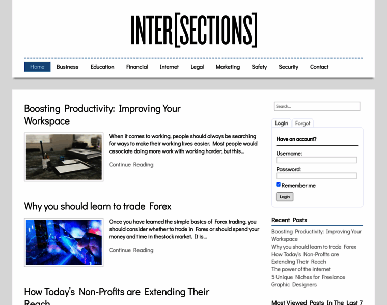 Inter-sections.net thumbnail