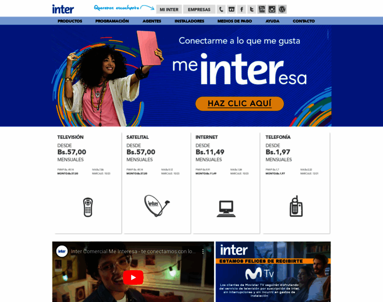 Inter.com.ve thumbnail