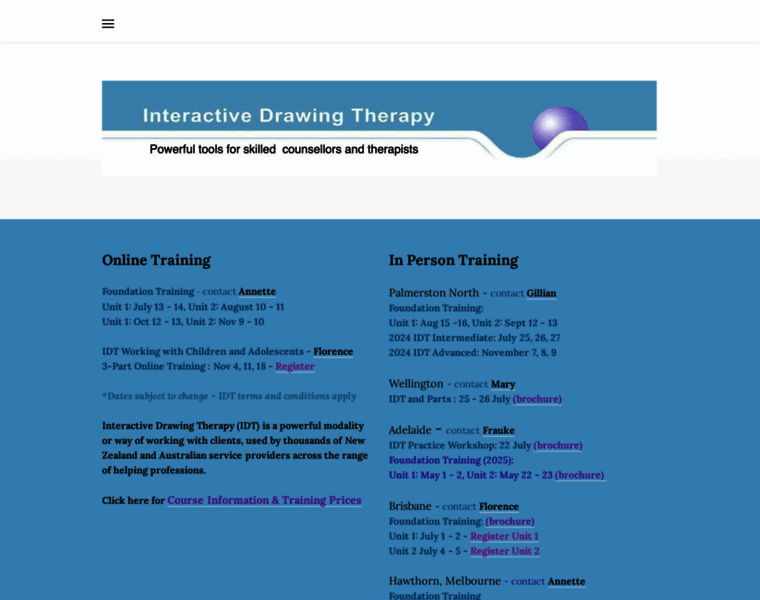 Interactivedrawingtherapy.com thumbnail