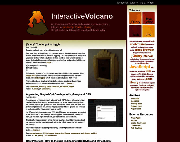 Interactivevolcano.com thumbnail