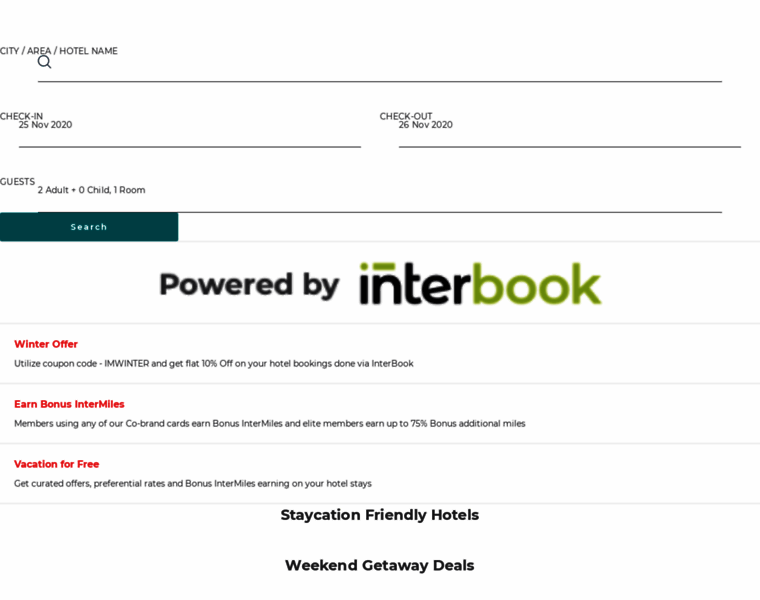 Interbook.intermiles.com thumbnail